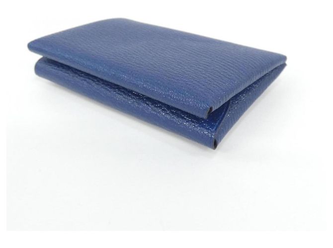 Hermès Monedero Hermes Calvi Duo Azul Azul marino - vista 2