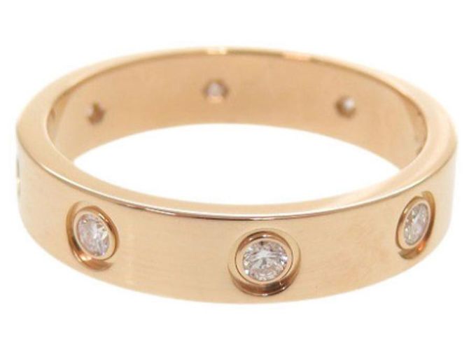 Anello Mini Love di Cartier in oro rosa D'oro - vista 2