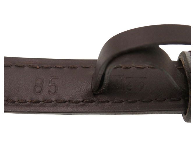 Hermès Marsupio Hermes Neige in taurillon Clemence e mouton Marrone - vista 10