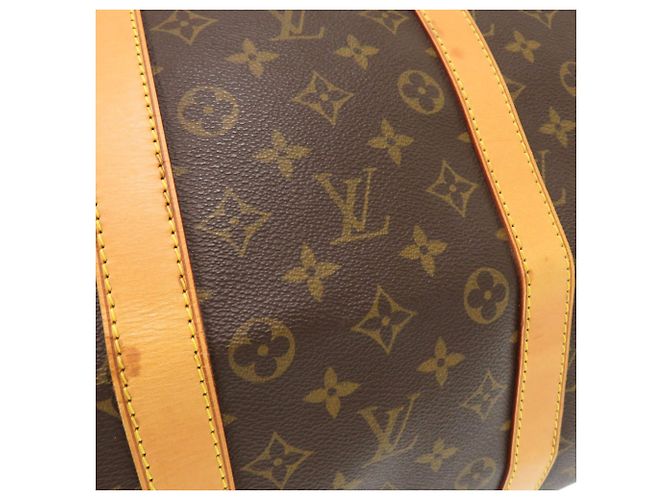 Borsa Louis Vuitton Keepall Bandoulière 55 Monogram Marrone Monogramma - vista 8