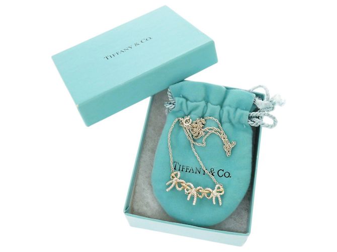 Collana Tiffany & Co. Triple Ribbon Argento D'oro - vista 2