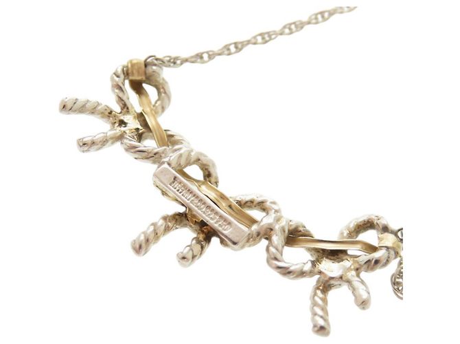 Collana Tiffany & Co. Triple Ribbon Argento D'oro - vista 9