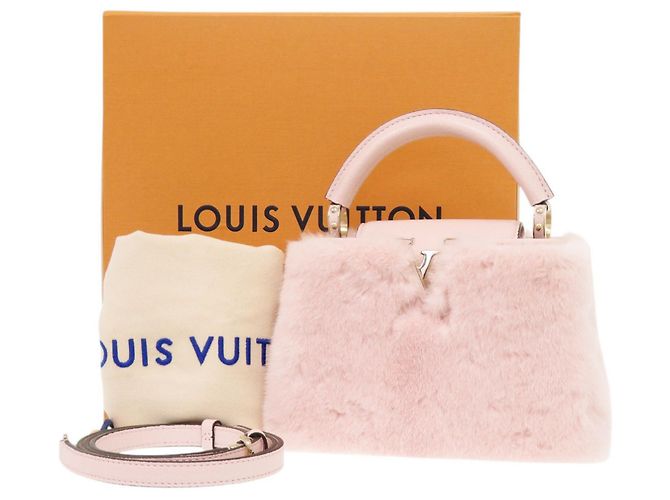Borsa Louis Vuitton Capucines Mini IC Mink Pink Rosa - vista 2