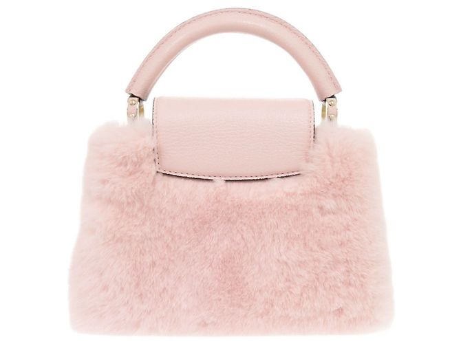Borsa Louis Vuitton Capucines Mini IC Mink Pink Rosa - vista 3