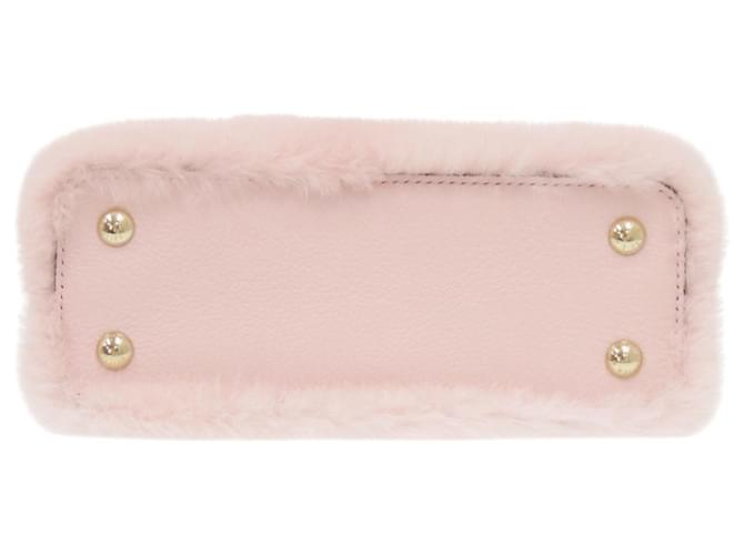 Borsa Louis Vuitton Capucines Mini IC Mink Pink Rosa - vista 4