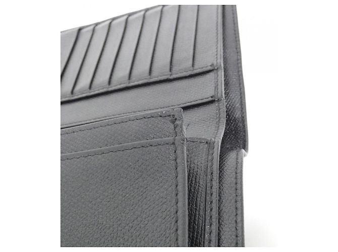 Langer Geldbeutel Chanel Coco Button Line Schwarz - Ansicht 5