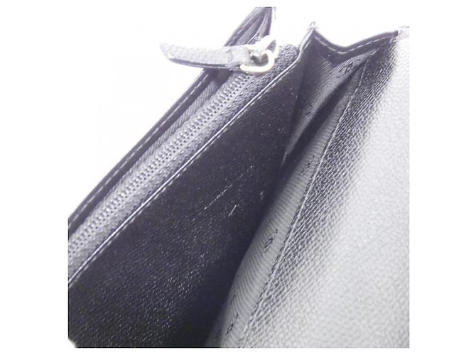 Langer Geldbeutel Chanel Coco Button Line Schwarz - Ansicht 6