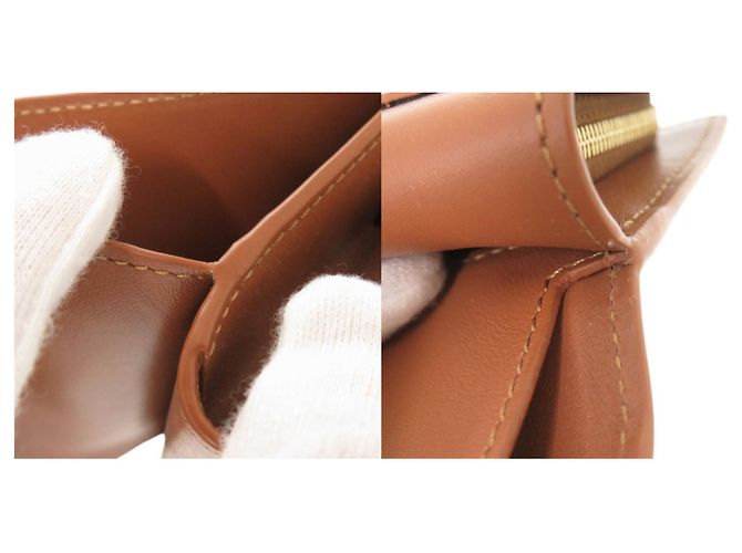 Cartera Compacta Loewe Daisy Knot Castaño - vista 10