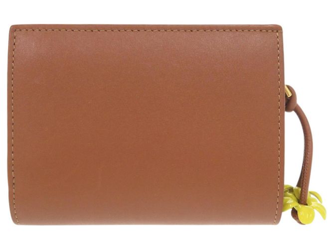Cartera Compacta Loewe Daisy Knot Castaño - vista 3