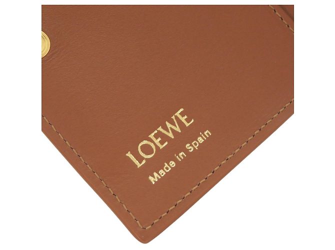 Cartera Compacta Loewe Daisy Knot Castaño - vista 8
