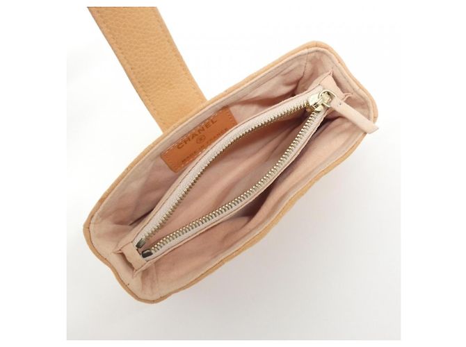 Pochette Chanel Timeless Classic Line 48227 Arancione - vista 6