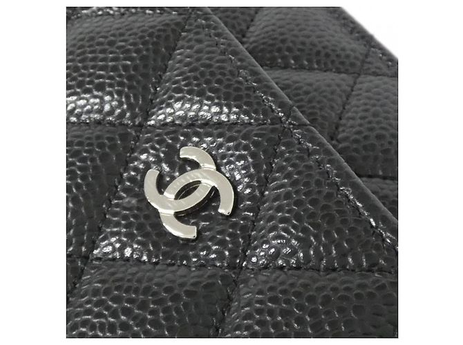 Portafoglio con catena Chanel Timeless Classic Line 33814 Nero Bordò - vista 4