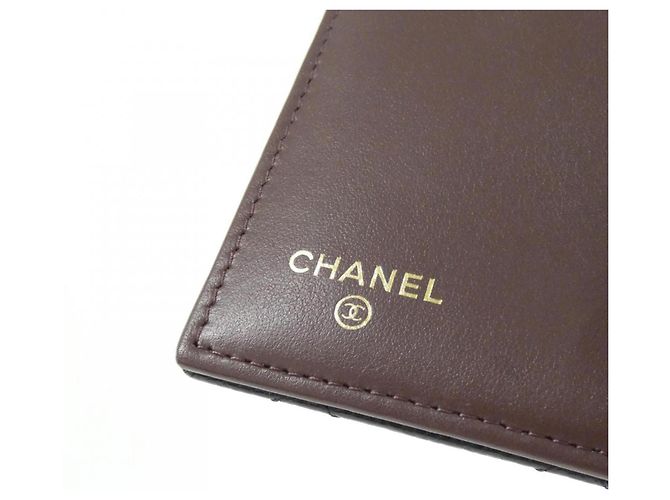 Cartera Chanel Timeless Classic Line AP0232 Negro Burdeos - vista 5