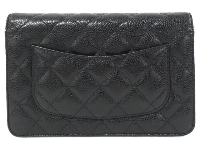 Catena per portafoglio Chanel Timeless Classic Nero Bordò - vista 2