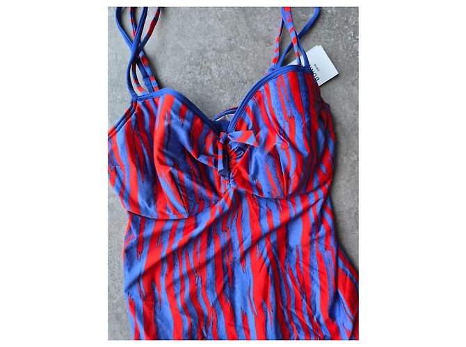 Autre Marque Top de bikini Prima Donna Wild Stripes Roja Azul - vista 2