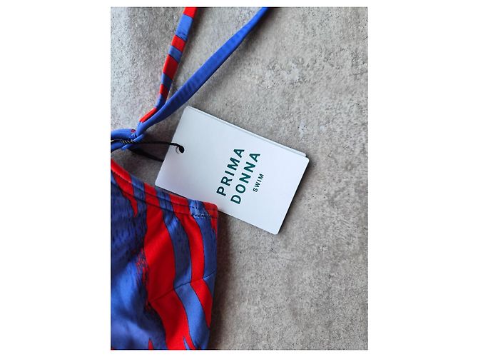 Autre Marque Top de bikini Prima Donna Wild Stripes Roja Azul - vista 3