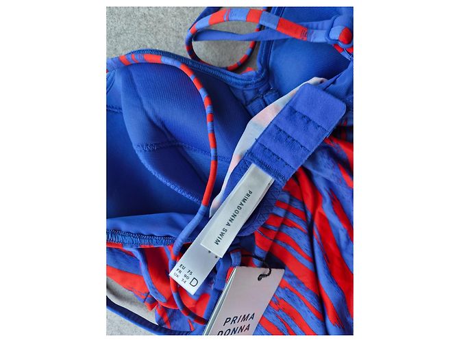 Autre Marque Top de bikini Prima Donna Wild Stripes Roja Azul - vista 7