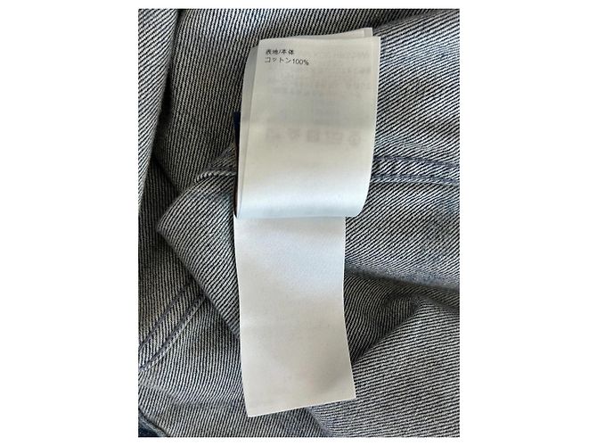Camicia in denim Louis Vuitton Monogram Blu - vista 7