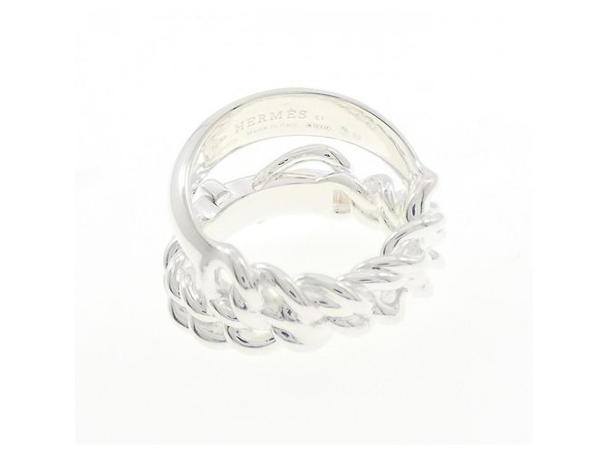 Hermès Boucles Sellier Inflexible Ring Silber - Ansicht 3