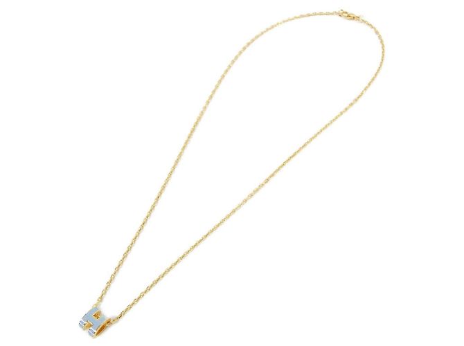 Hermès Collar Pop H MINI Hermes Azul Dorado - vista 2