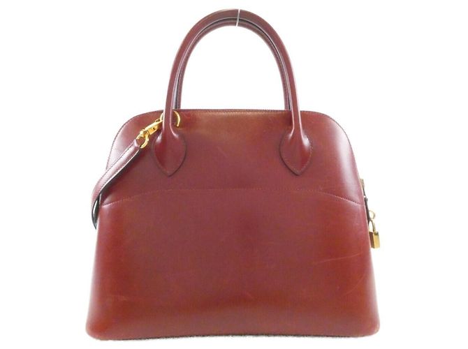 Hermès Borsa Hermes Bolide 31cm Rosso - vista 2