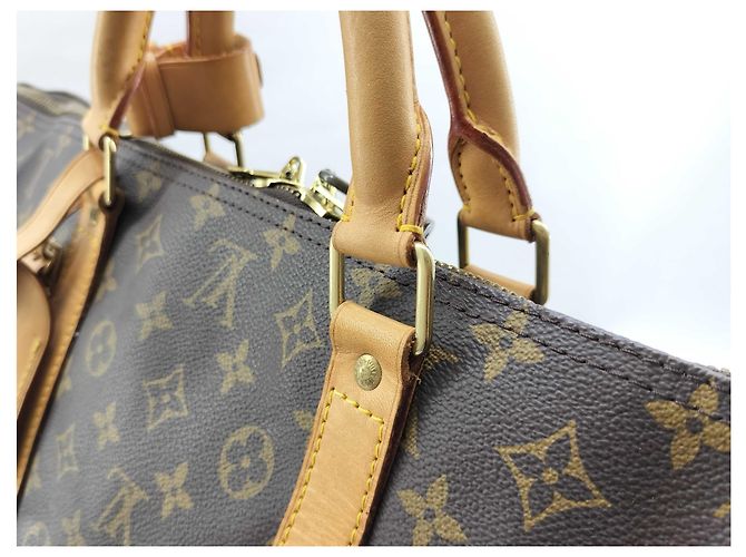 Louis Vuitton Keepall Monogram Canvas 60 Marrone - vista 3