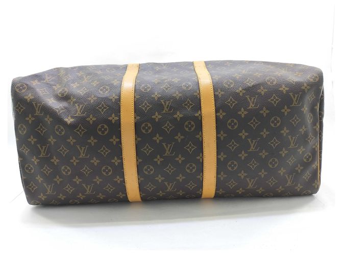 Louis Vuitton Keepall Monogram Canvas 60 Marrone - vista 5
