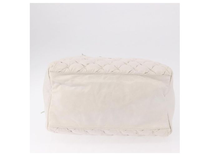 Balenciaga Matelasse Leather MM Bianco - vista 6