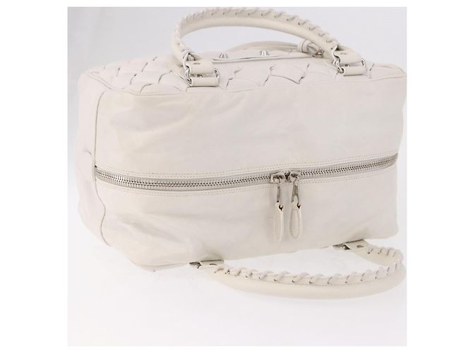 Balenciaga Matelasse Leather MM Bianco - vista 7