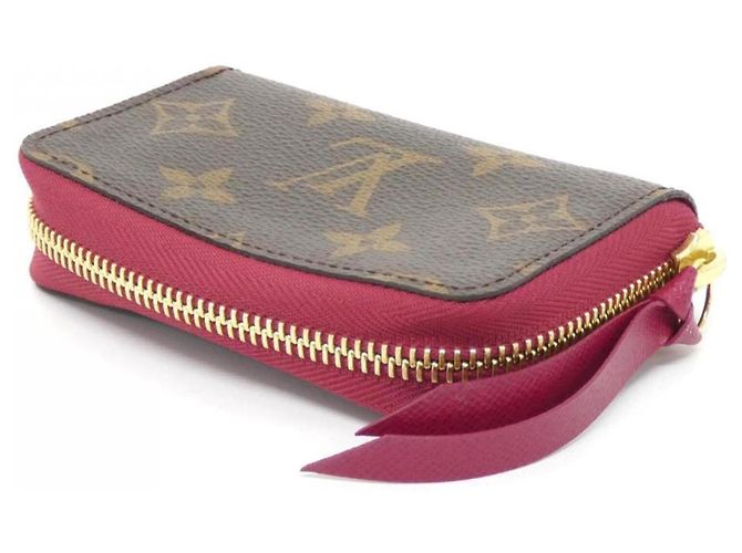 Tarjetero Monogram Multicart Louis Vuitton Castaño Fucsia - vista 2
