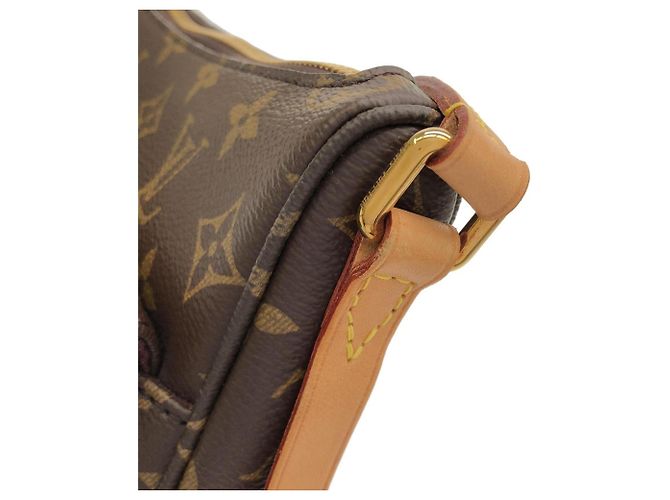 Borsa a tracolla Louis Vuitton Monogram Mabillon Marrone - vista 4