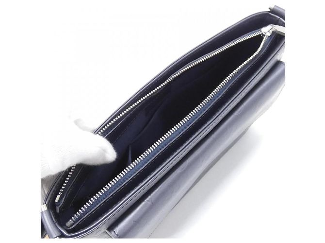 Borsa a tracolla Louis Vuitton Monogram Mat Alston M55125 Blu - vista 5