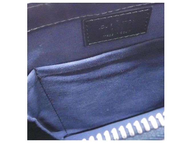 Borsa a tracolla Louis Vuitton Monogram Mat Alston M55125 Blu - vista 6