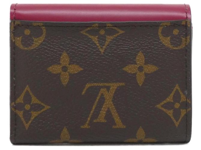 Louis Vuitton Monogram Portefeuille Zoe M62932 Cartera Castaño Fucsia - vista 2