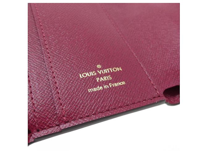 Louis Vuitton Monogram Portefeuille Zoe M62932 Cartera Castaño Fucsia - vista 6