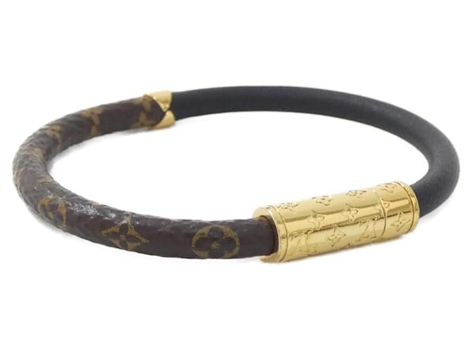 Bracciale Charm Monogram Louis Vuitton Nero - vista 2