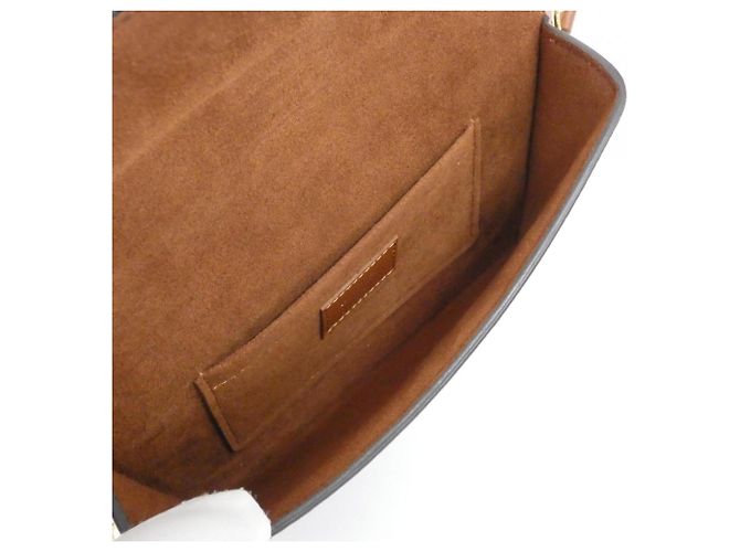 Borsa a tracolla Louis Vuitton Monogram Padlock On Strap Marrone Caramello - vista 7