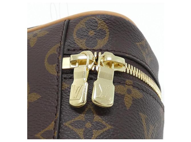 Pochette Louis Vuitton Monogram Nice Nano Marrone - vista 4