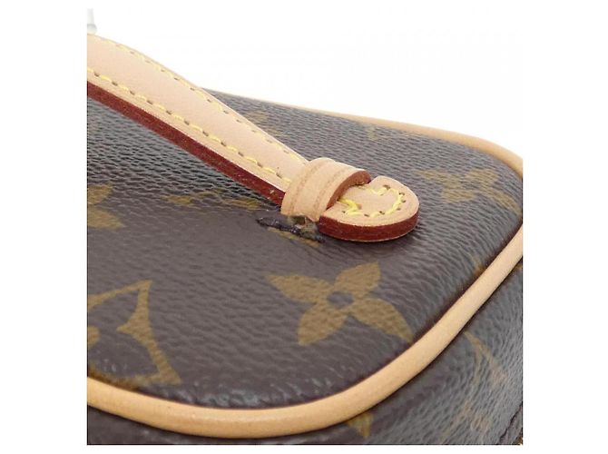 Pochette Louis Vuitton Monogram Nice Nano Marrone - vista 5