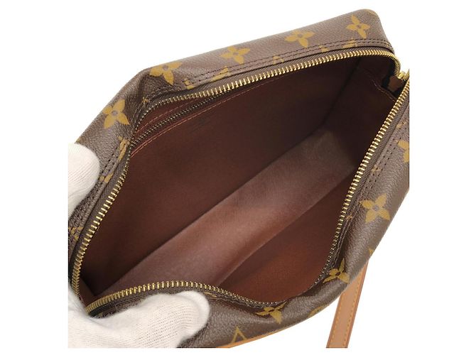 Borsa a Spalla Louis Vuitton Monogram Trocadero Marrone - vista 7