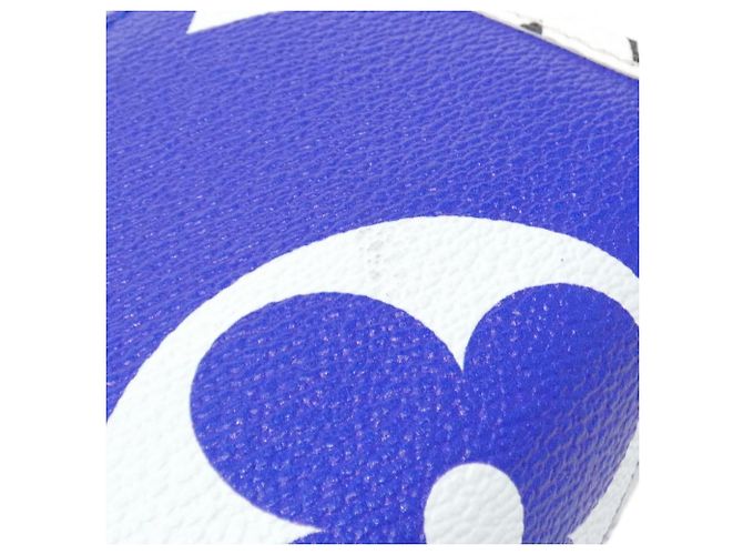 Borsa Louis Vuitton Monogram Giant OnTheGo GM Blu - vista 4