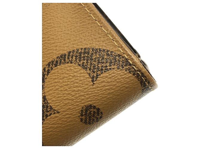 Borsa Louis Vuitton Monogram Giant OnTheGo MM Marrone - vista 3