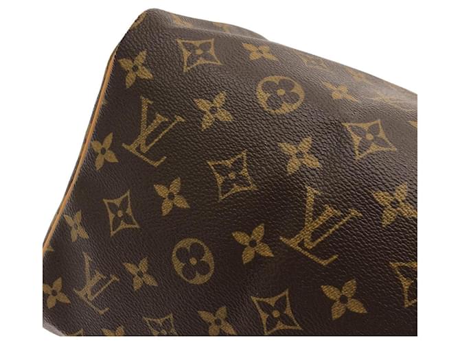 Speedy Borsa Boston Louis Vuitton Marrone - vista 3