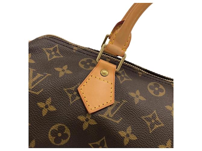 Speedy Borsa Boston Louis Vuitton Marrone - vista 7