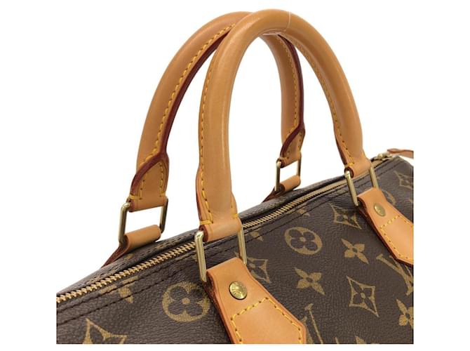 Speedy Borsa Boston Louis Vuitton Marrone - vista 8