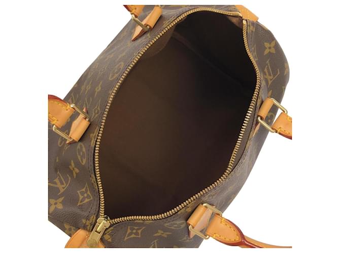 Speedy Borsa Boston Louis Vuitton Marrone - vista 9