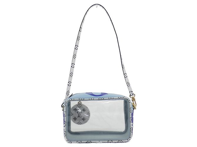Pochette da spiaggia Louis Vuitton Monogram Giant M44722 Blu - vista 2