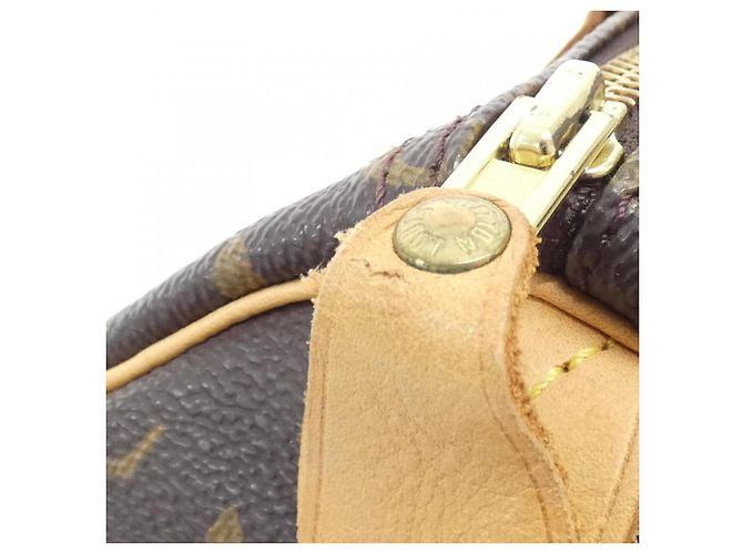 Borsa Boston Louis Vuitton Monogram Speedy 35cm Marrone - vista 4