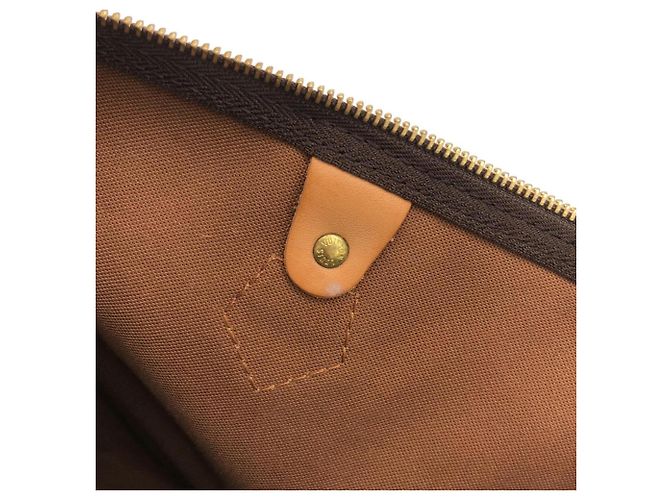 Borsa Boston Louis Vuitton Monogram Speedy 40cm Marrone - vista 10