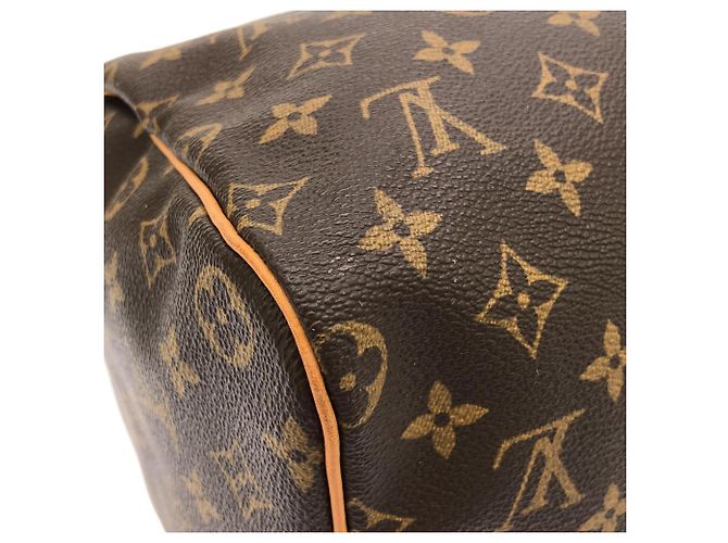 Borsa Boston Louis Vuitton Monogram Speedy 40cm Marrone - vista 2